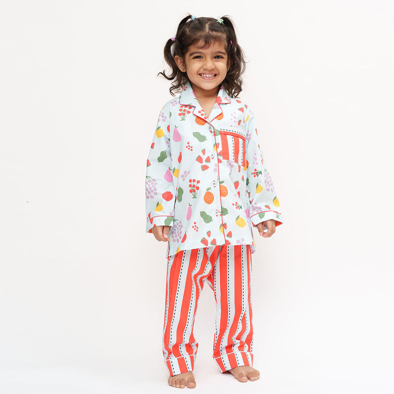 Vineyard Cotton Notched Pyjama Set