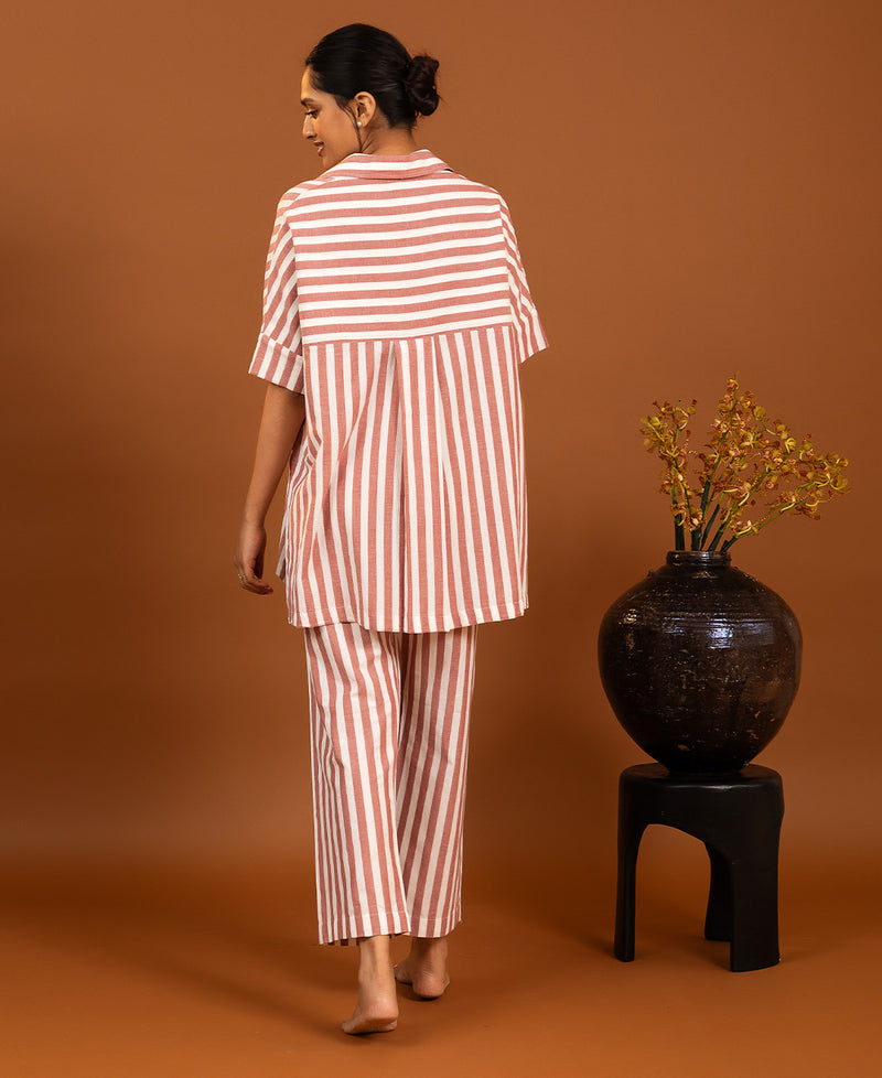 Sofia - Boxy Shirt & Pants Co-ord Set