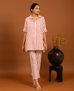 Sofia - Boxy Shirt & Pants Co-ord Set